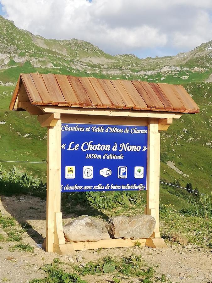 Chambres et Tables d'Hôtes Le Choton à Nono - Col du Joly Beaufortain Hauteluce Exterior foto